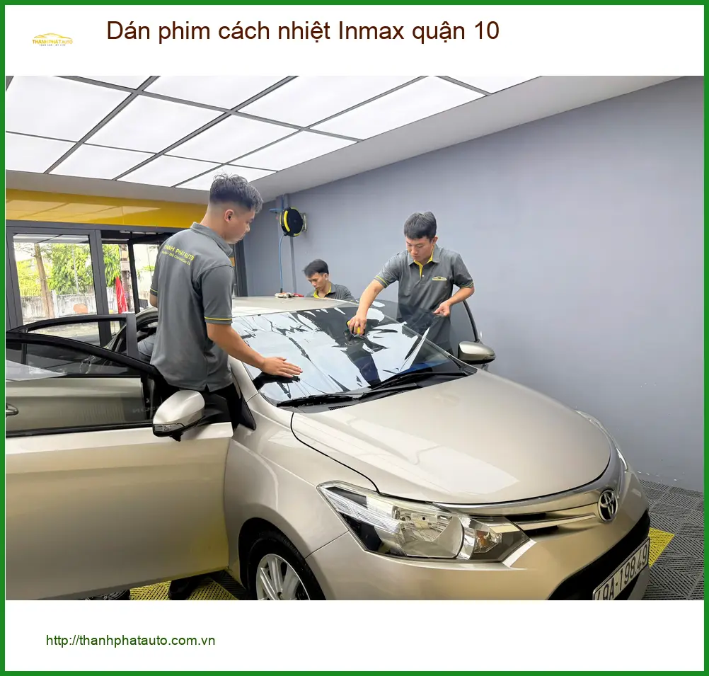 Nơi Dán Phim Cách Nhiệt Ô Tô phim cách nhiệt Inmax quận 10 - Giá Tốt TPHCM ảnh thực tế 2