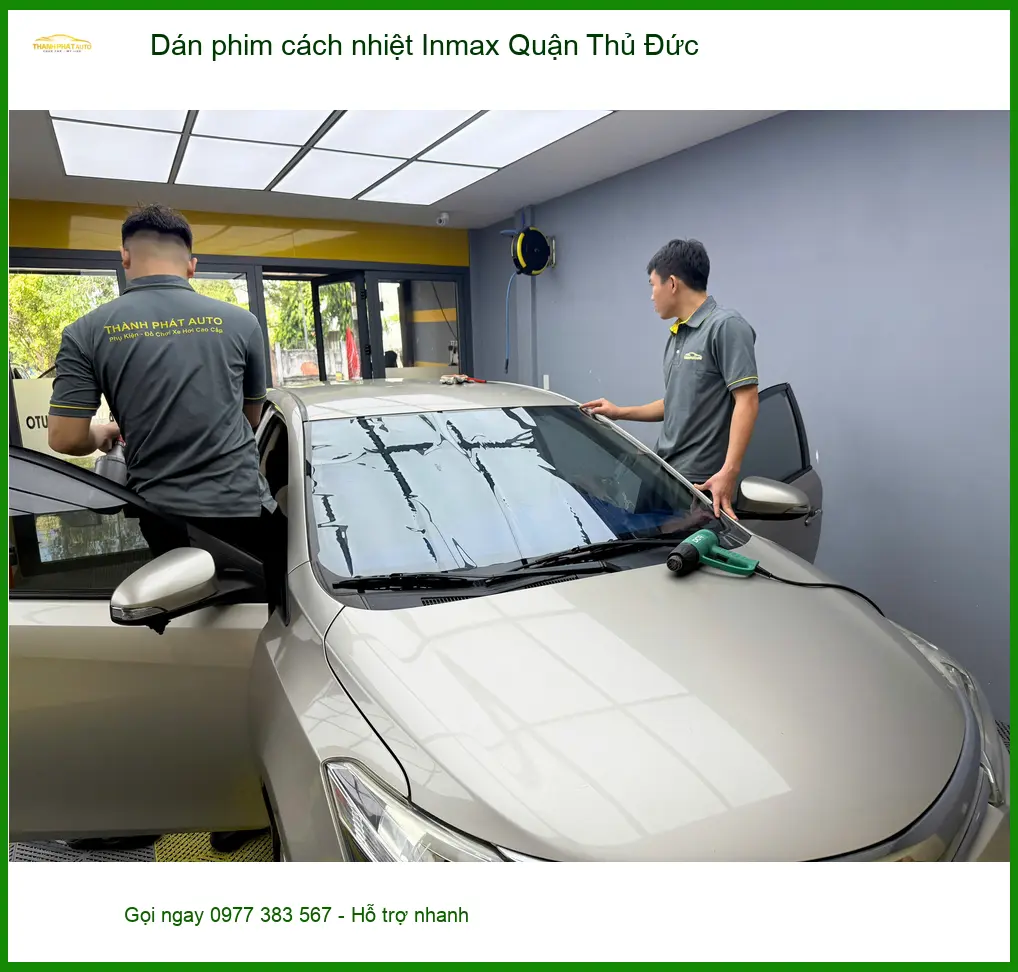 Nơi Dán Phim Cách Nhiệt Ô Tô Inmax Quận Thủ Đức - Giá Tốt TPHCM ảnh thực tế 2