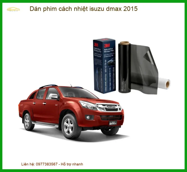 Dán Phim Cách Nhiệt Isuzu Dmax 2015 - Trung Tâm Thi Công Uy Tín TPHCM