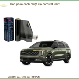 Dán Phim Cách Nhiệt Kia Carnival 2025 - Trung Tâm Lắp Đặt Uy Tín TPHCM