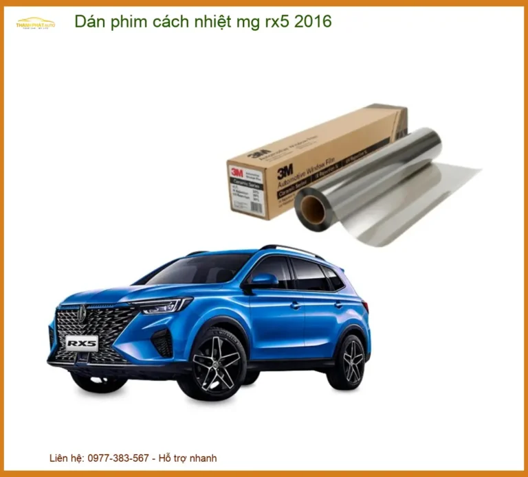 Dán Phim Cách Nhiệt MG RX5 2016 - Địa Chỉ Lắp Đặt Uy Tín TPHCM
