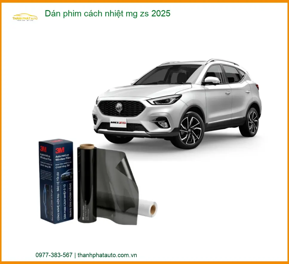 Dán Phim Cách Nhiệt MG ZS 2025 - Trung Tâm Lắp Đặt Uy Tín TPHCM