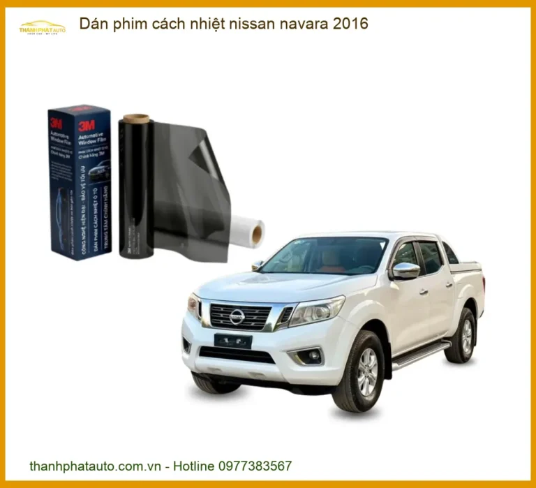Dán Phim Cách Nhiệt Nissan Navara 2016 - Trung Tâm Lắp Đặt Uy Tín TPHCM