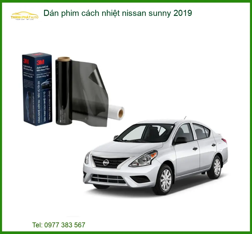 Dán Phim Cách Nhiệt Nissan Sunny 2019 - Địa Chỉ Lắp Đặt Uy Tín TPHCM