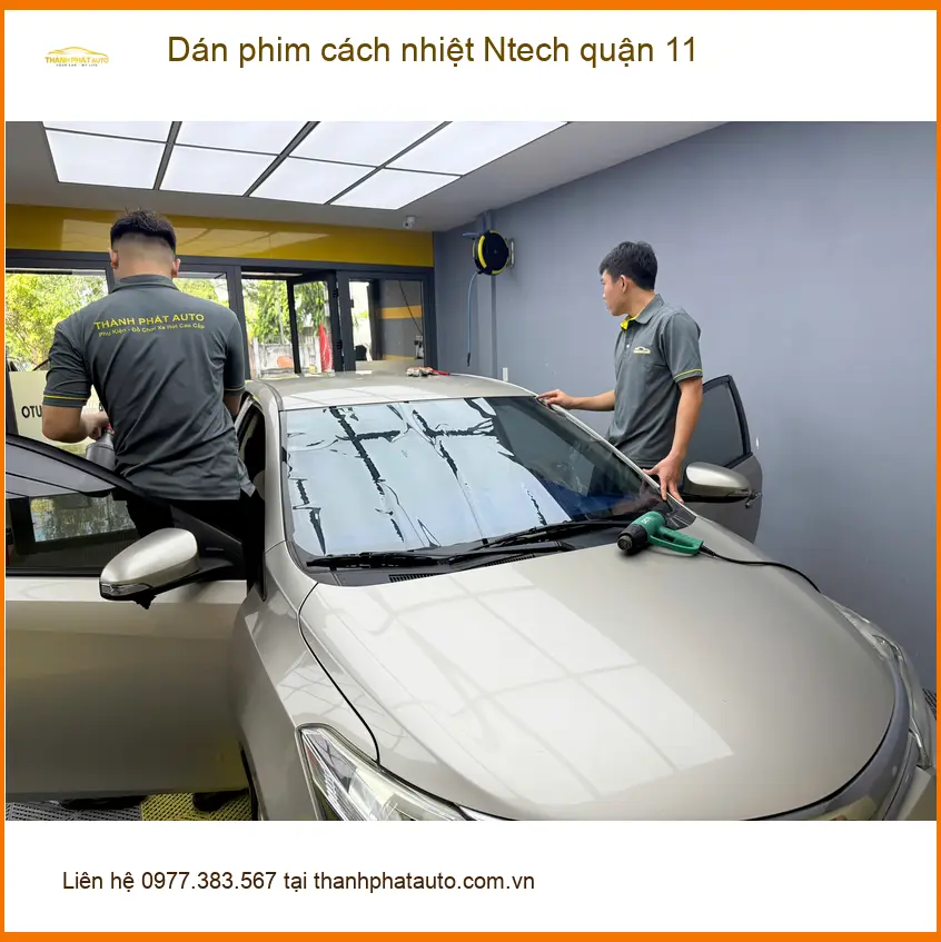 Địa Chỉ Dán Phim Cách Nhiệt Ô Tô Ntech Tại Quận 11 - Giá Tốt TPHCM ảnh thực tế 2