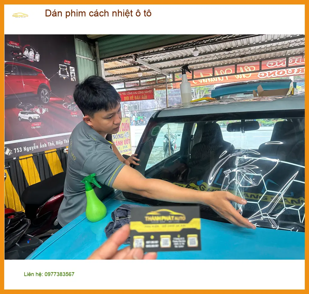 Anh Trọng dán phim cách nhiệt ô tô Hyundai Creta tại Cần Giờ để chống nóng gay gắt mùa hè