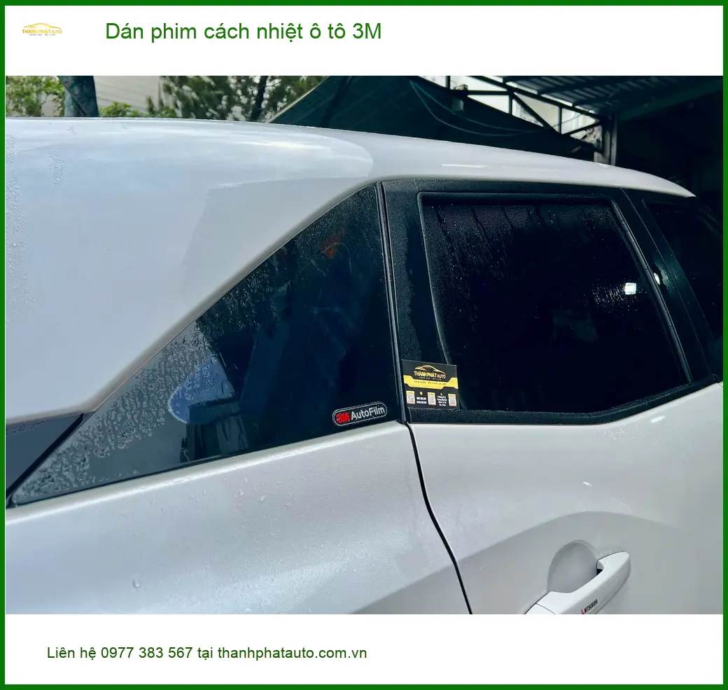 Anh Tấn dán phim cách nhiệt ô tô 3M cho Hyundai Accent chống nóng hiệu quả tại Quận 3 ảnh thực tế 3