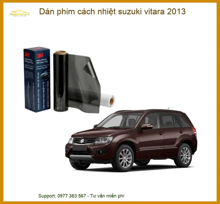 Dán Phim Cách Nhiệt Suzuki Vitara 2013 - Địa Chỉ Lắp Đặt Uy Tín TPHCM