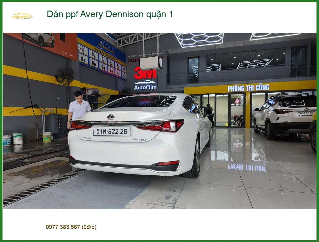 Trung Tâm Dán PPF Ô Tô ppf Avery Dennison quận 1 - Lắp Đặt Uy Tín TPHCM ảnh thực tế 2