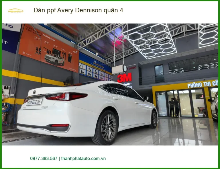 Dịch Vụ Dán PPF Ô Tô ppf Avery Dennison quận 4 - Thi Công Chuyên Nghiệp