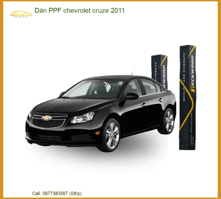 Dán Phim Bảo Vệ Sơn PPF Chevrolet Cruze 2011 - Địa Chỉ Thi Công Chính Hãng TPHCM