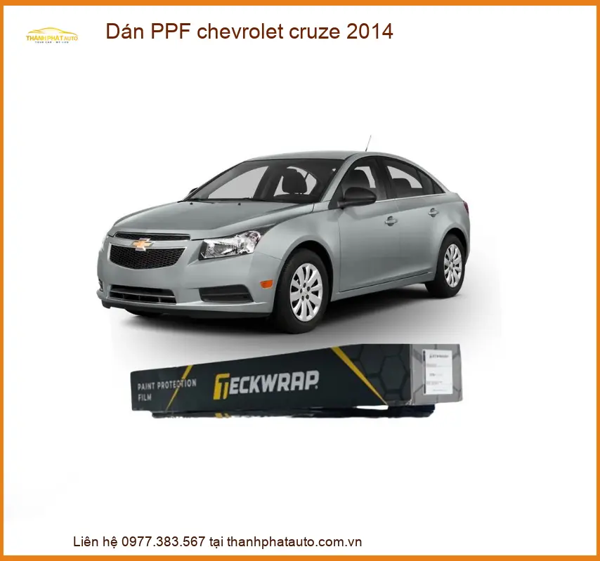 Dán Phim PPF Chống Trầy Xước Chevrolet Cruze 2014 - Địa Chỉ Lắp Đặt Uy Tín TPHCM