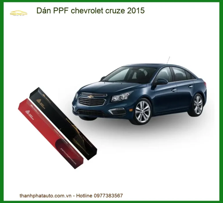 Dán PPF Chevrolet Cruze 2015 - Đơn Vị Thi Công Uy Tín TPHCM