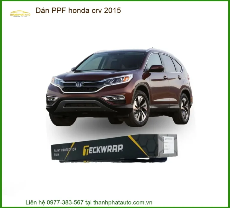 Dán PPF Chống Trầy Xước Honda CRV 2015 - Địa Chỉ Lắp Đặt Chính Hãng Uy Tín TPHCM