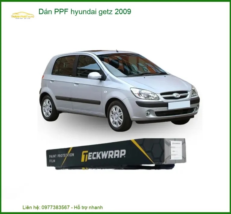 Dán Phim PPF Bảo Vệ Sơn Hyundai Getz 2009 - Trung Tâm Thi Công Cao Cấp TPHCM