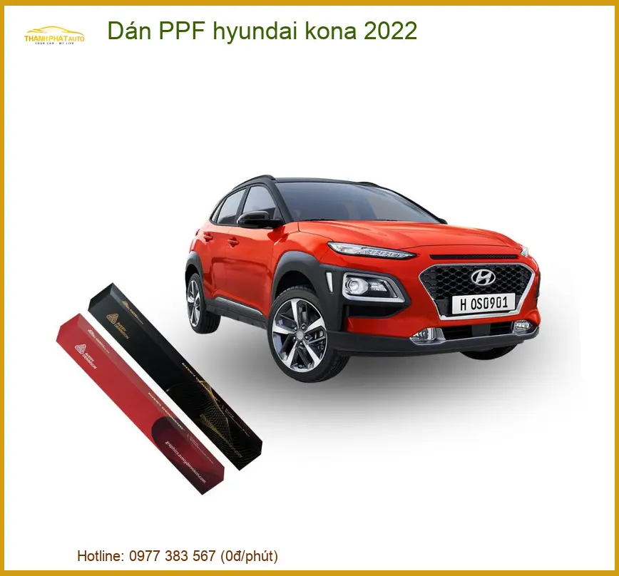 Dán PPF Hyundai Kona 2022 - Trung Tâm Gắn PPF Chính Hãng TPHCM