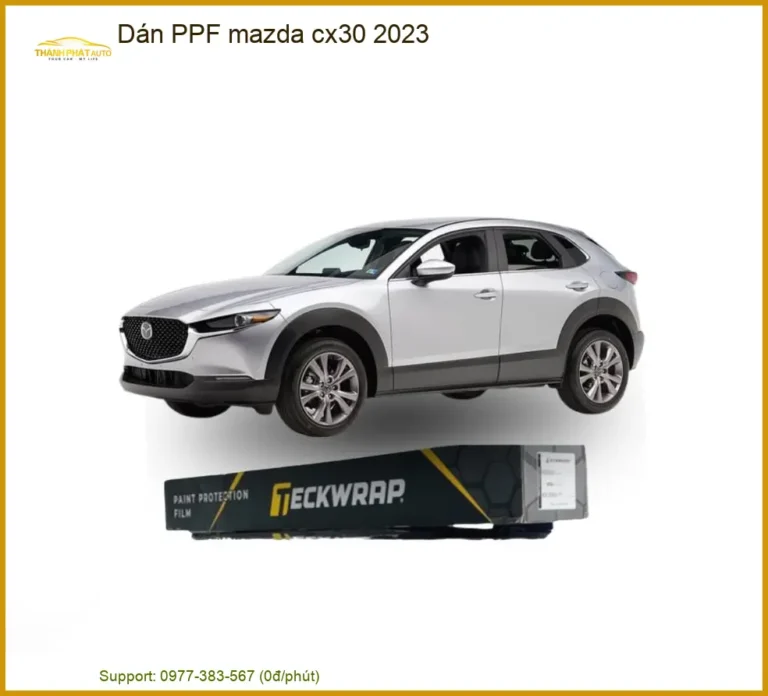 Dán Phim Bảo Vệ Sơn PPF Cao Cấp Mazda CX30 2023 - Địa Chỉ Lắp Đặt Uy Tín TPHCM