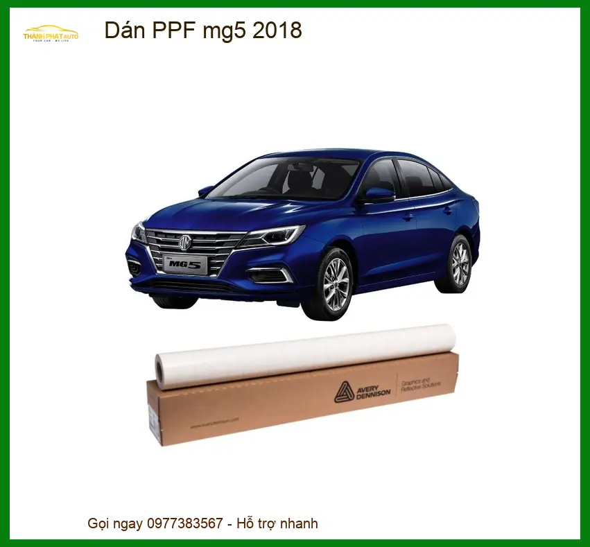 Dán PPF Bảo Vệ Sơn Xe MG5 2018 - Địa Chỉ Nâng Cấp Phim PPF Cao Cấp TPHCM