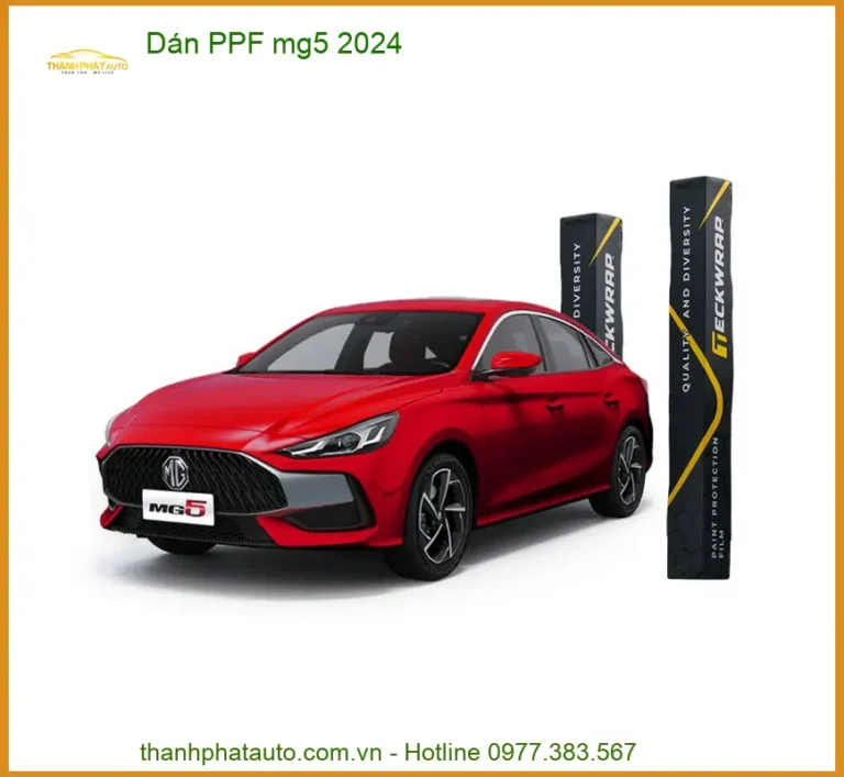 Dán Phim PPF Bảo Vệ Sơn Xe MG5 2024 - Trung Tâm Gắn PPF Cao Cấp TPHCM