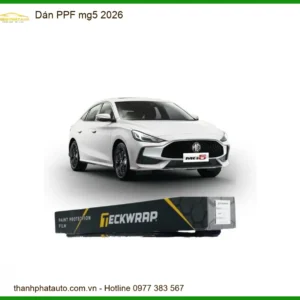 Dán Phim PPF Bảo Vệ Sơn Xe MG5 2026 - Địa Chỉ Thi Công Chính Hãng Giá Tốt TPHCM