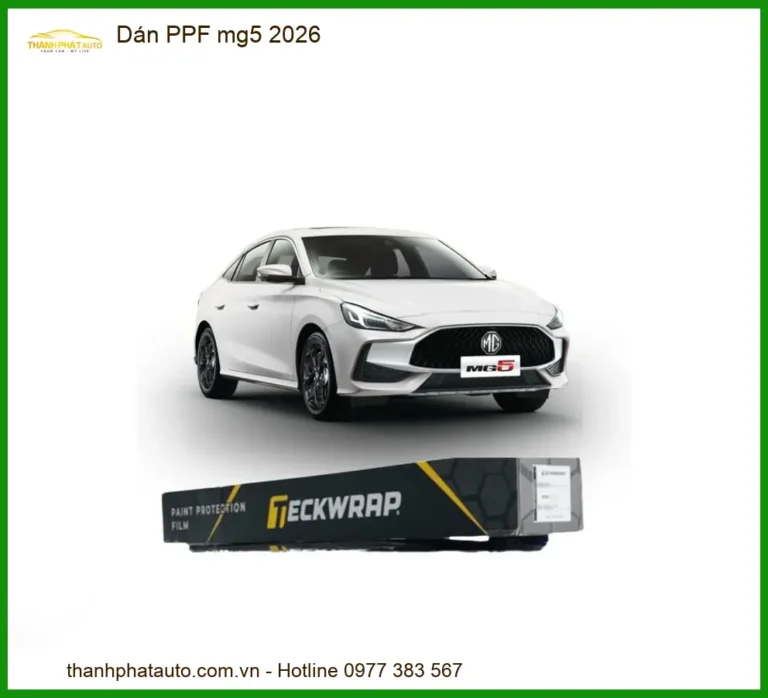 Dán Phim PPF Bảo Vệ Sơn Xe MG5 2026 - Địa Chỉ Thi Công Chính Hãng Giá Tốt TPHCM