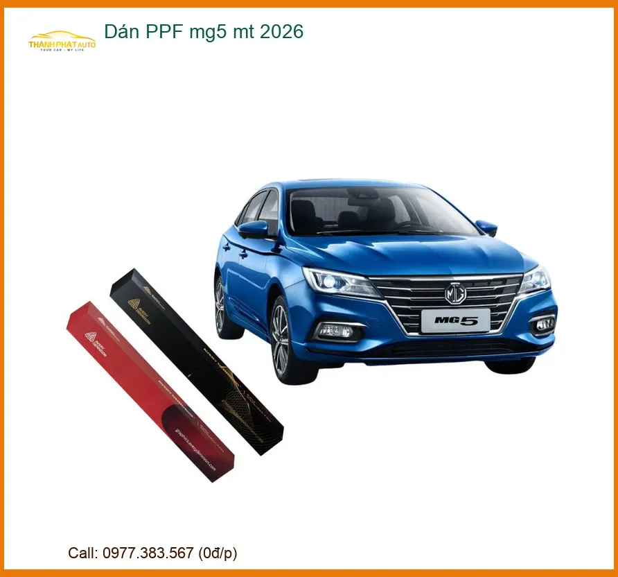 Dán PPF Chống Trầy Xước MG5 MT 2026 - Địa Chỉ Lắp Đặt Uy Tín TPHCM