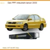 Dán PPF Mitsubishi Lancer 2003 - Địa Chỉ Lắp Đặt Uy Tín TPHCM