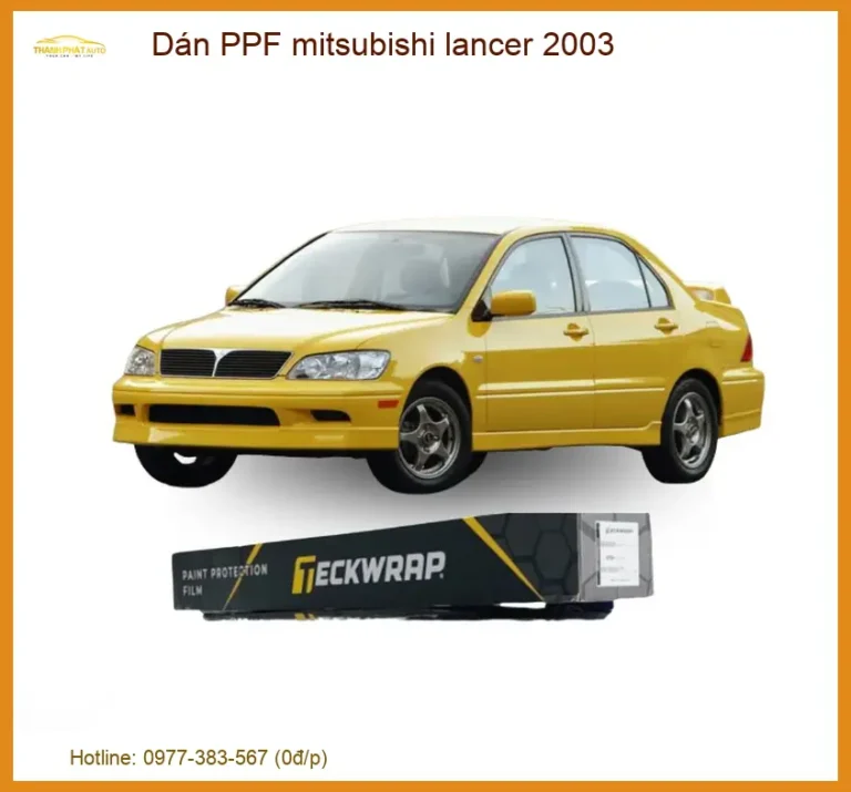Dán PPF Mitsubishi Lancer 2003 - Địa Chỉ Lắp Đặt Uy Tín TPHCM