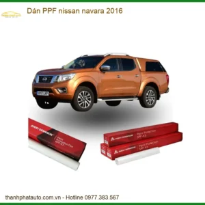 Dán Phim PPF Bảo Vệ Sơn Nissan Navara 2016 - Địa Chỉ Lắp Đặt Uy Tín TPHCM
