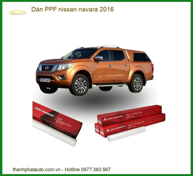 Dán Phim PPF Bảo Vệ Sơn Nissan Navara 2016 - Địa Chỉ Lắp Đặt Uy Tín TPHCM