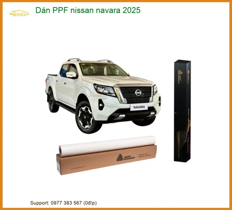 Dán PPF Nissan Navara 2025 - Trung Tâm Thi Công Bảo Vệ Sơn Cao Cấp TPHCM