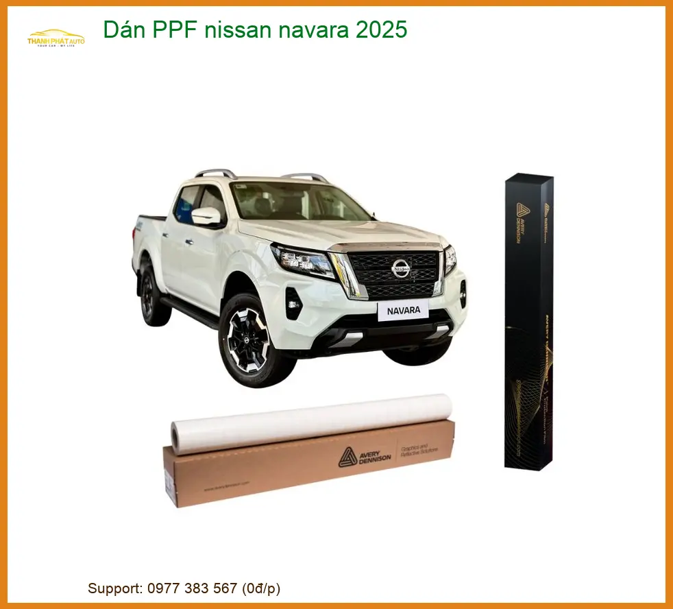 Dán PPF Nissan Navara 2025 - Trung Tâm Thi Công Bảo Vệ Sơn Cao Cấp TPHCM