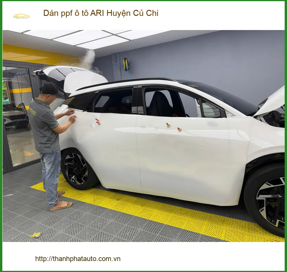 Địa Chỉ Dán PPF Ô Tô ppf ô tô ARI Huyện Củ Chi - Lắp Đặt Uy Tín TPHCM ảnh thực tế 3