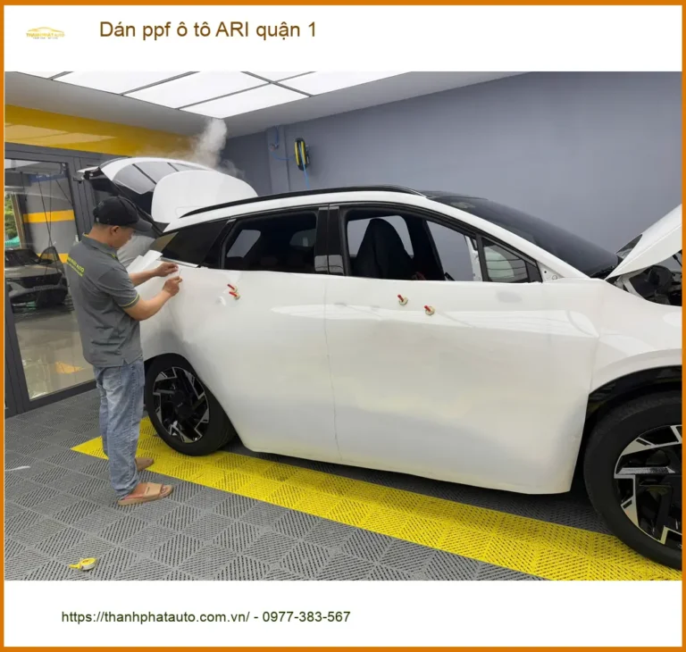 Trung Tâm Thi Công Dán PPF Ô Tô ppf ô tô ARI quận 1 - Thi Công Chuyên Nghiệp