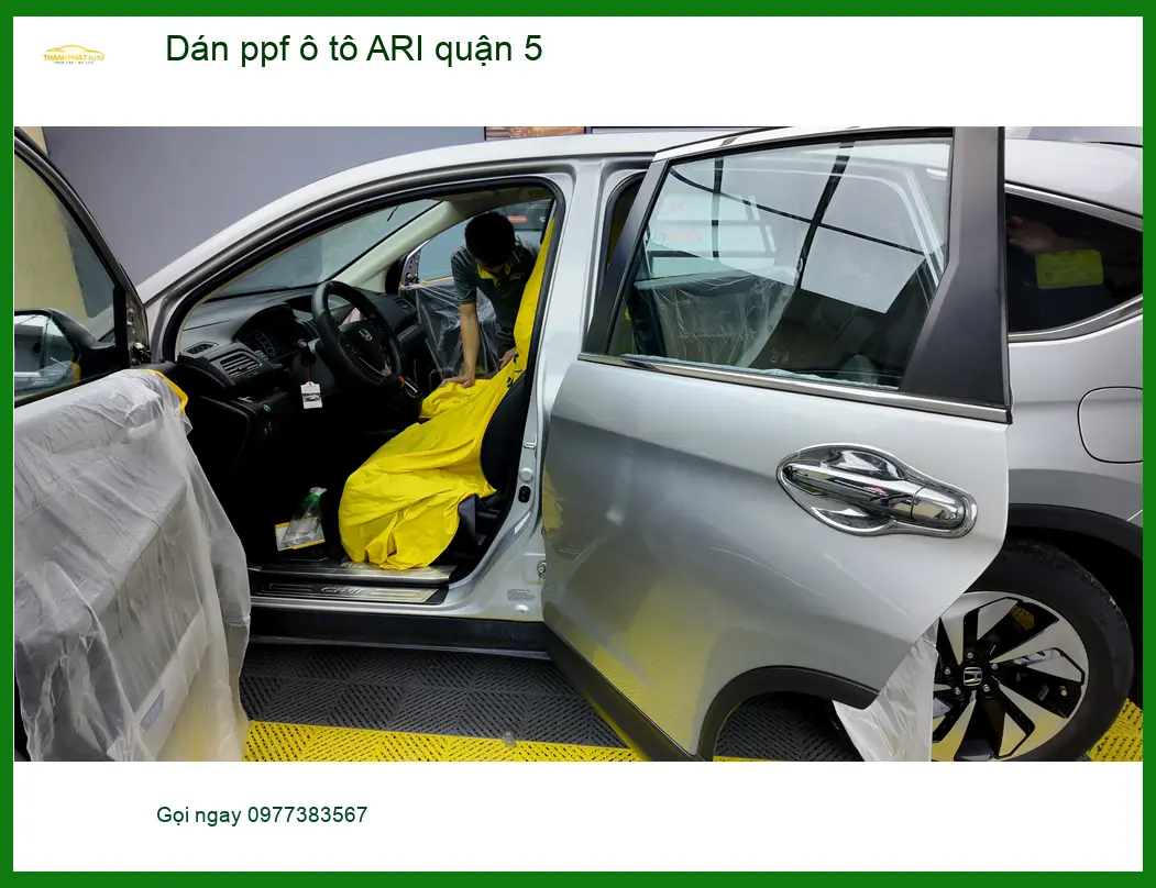 Trung Tâm Thi Công Dán PPF Ô Tô ppf ô tô ARI quận 5 - Lắp Đặt Uy Tín TPHCM