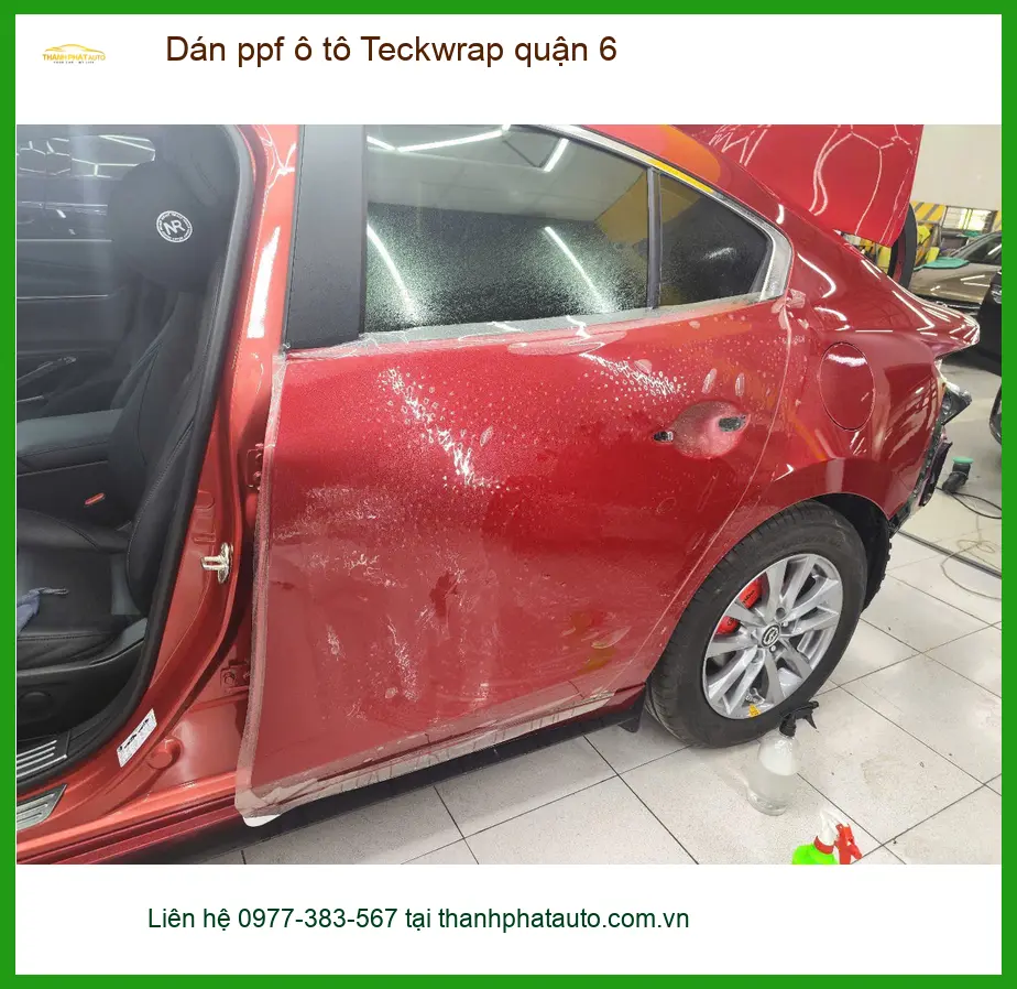 Trung Tâm Dán PPF Ô Tô Teckwrap Quận 6 - Thi Công Chuyên Nghiệp