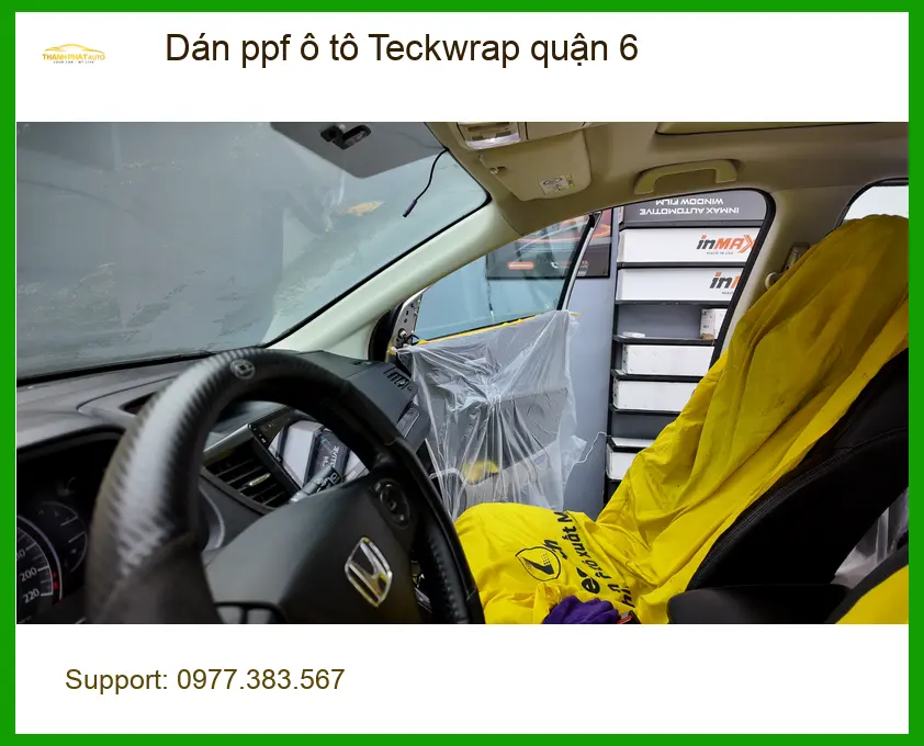 Trung Tâm Dán PPF Ô Tô Teckwrap Quận 6 - Thi Công Chuyên Nghiệp ảnh thực tế 2