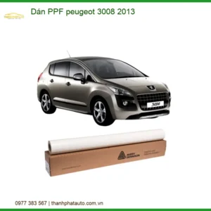 Dán Phim PPF Bảo Vệ Sơn Peugeot 3008 2013 - Trung Tâm Thi Công Chính Hãng TPHCM