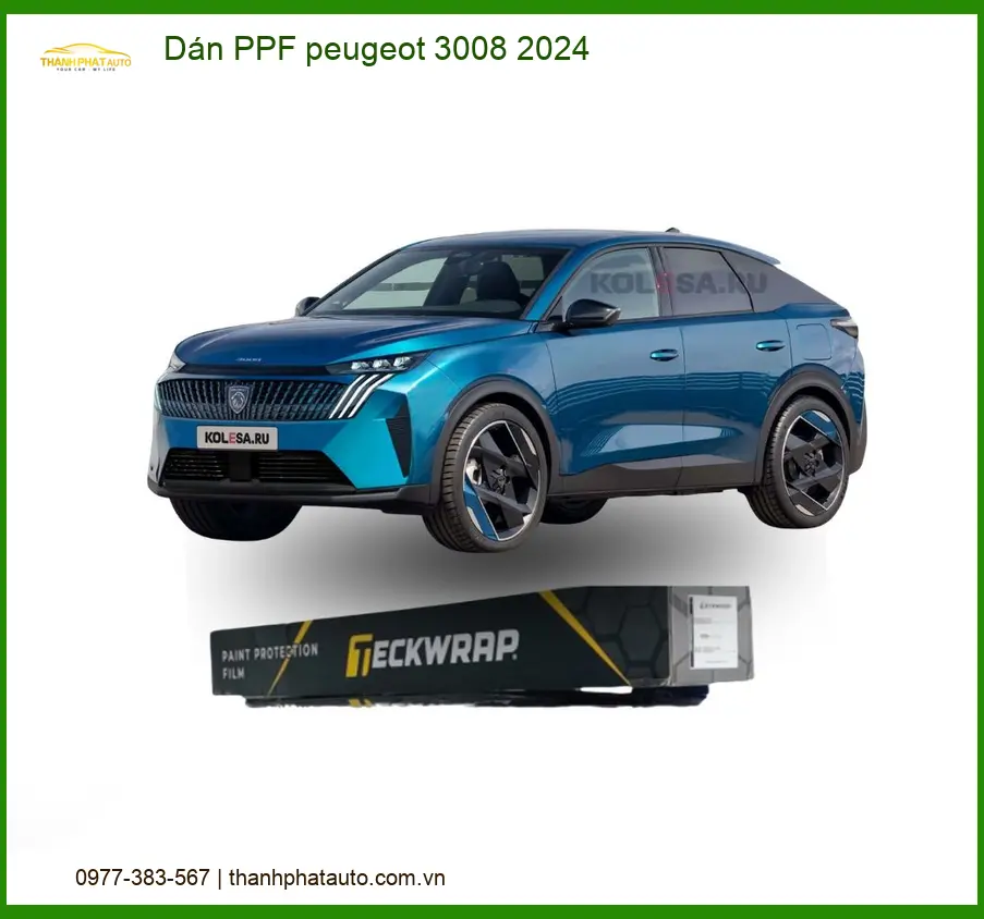 Dán PPF Peugeot 3008 2024 - Trung Tâm Thi Công Uy Tín TPHCM