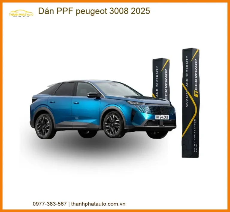 Dán PPF Bảo Vệ Sơn Peugeot 3008 2025 - Nơi Lắp Đặt Chính Hãng Giá Tốt TPHCM