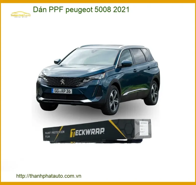 Dán PPF Peugeot 5008 2021 - Trung Tâm Lắp Đặt Phim PPF Cao Cấp Uy Tín TPHCM