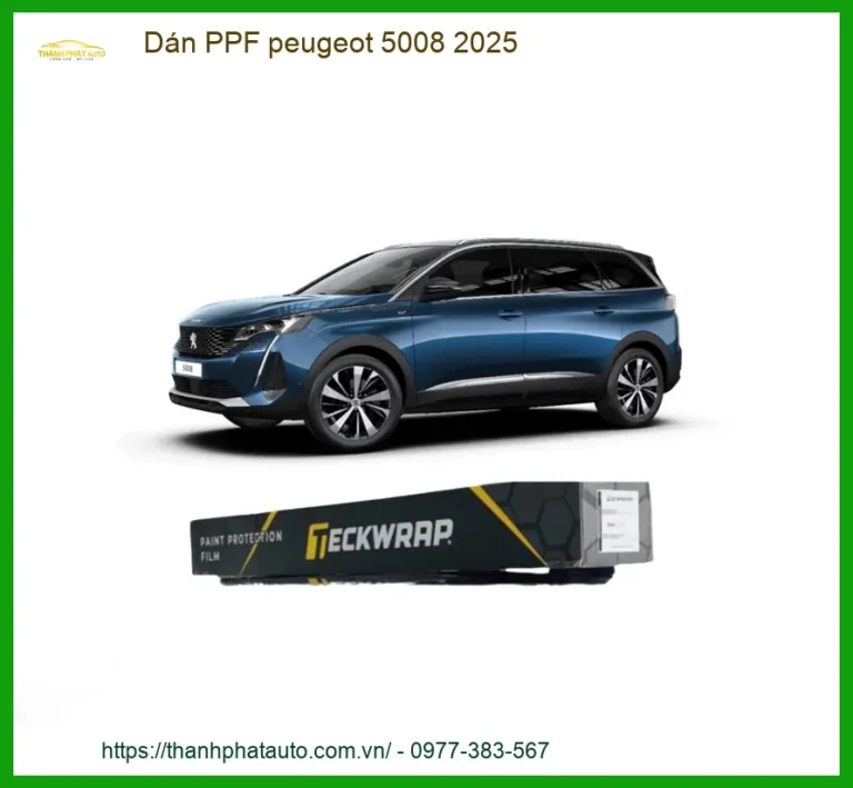 Dán PPF Peugeot 5008 2025 - Địa Chỉ Thi Công PPF Bảo Vệ Sơn Chính Hãng Uy Tín TPHCM