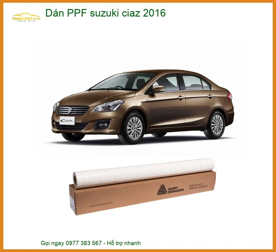 Dán PPF Nội Thất Suzuki Ciaz 2016 - Trung Tâm Thi Công Uy Tín TPHCM