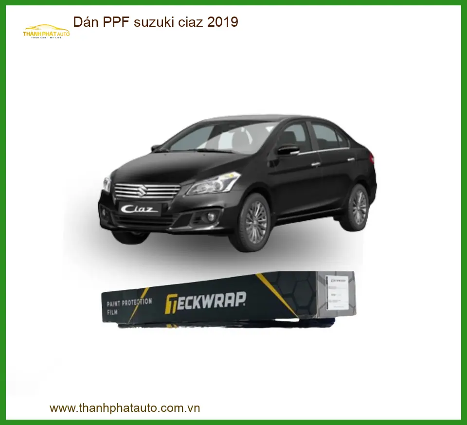 Dán PPF Suzuki Ciaz 2019 - Địa Chỉ Lắp Đặt Chính Hãng Giá Tốt TPHCM