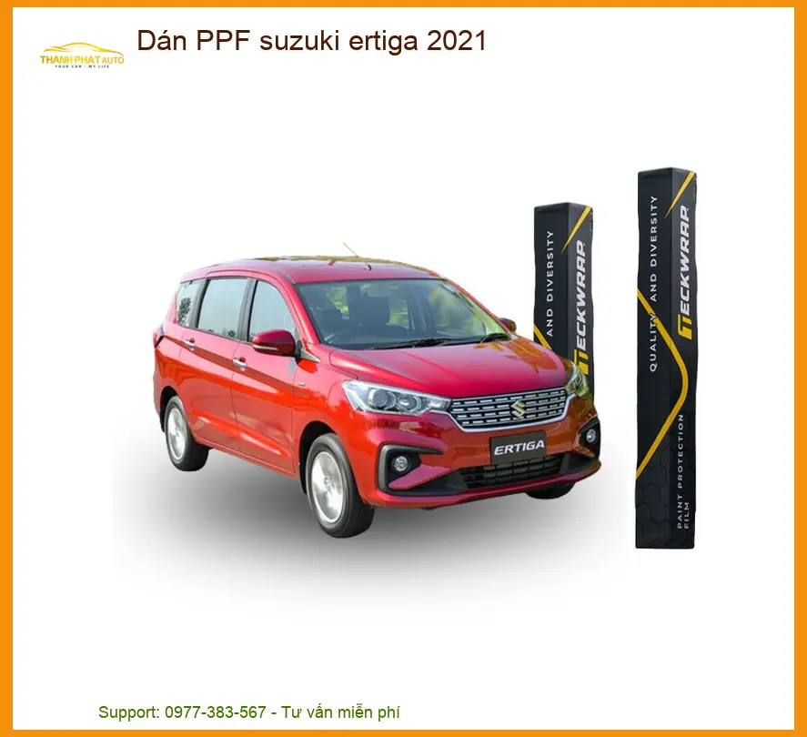 Dán PPF Suzuki Ertiga 2021 - Trung Tâm Thi Công Dán PPF Uy Tín Giá Tốt TPHCM