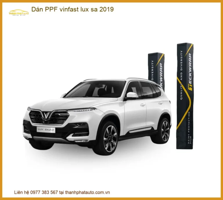 Dán PPF VinFast Lux SA 2019 - Địa Chỉ Thi Công Phim Bảo Vệ Uy Tín TPHCM