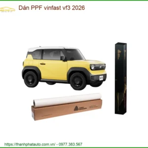 Dán PPF Bảo Vệ Sơn VinFast VF3 2026 - Trung Tâm Thi Công Chính Hãng TPHCM