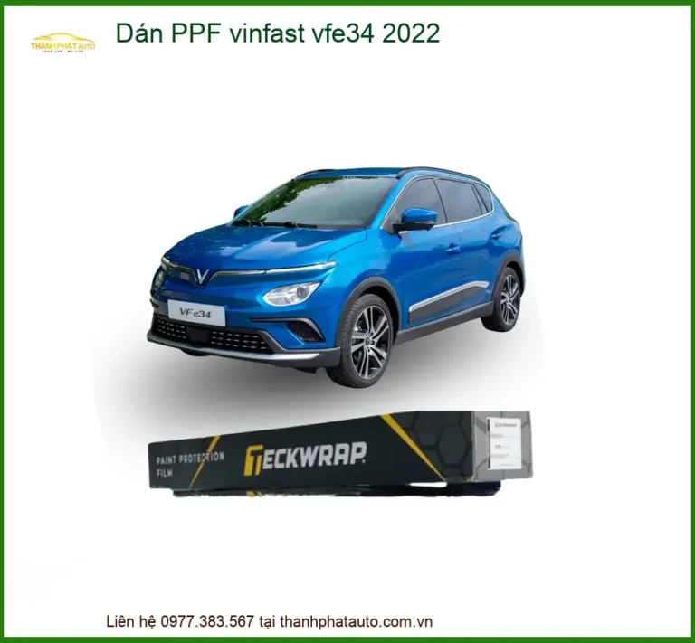 Dán PPF VinFast VF e34 2022 - Địa Chỉ Lắp Đặt Chính Hãng TPHCM