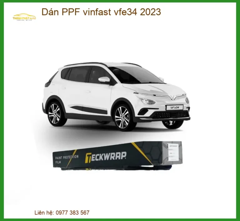 Miếng Dán PPF Bảo Vệ Sơn VinFast VF e34 2023 - Địa Chỉ Thi Công Uy Tín TPHCM