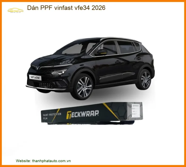 Dán PPF Bảo Vệ Sơn Vinfast VF e34 2026 - Địa Chỉ Lắp Đặt Uy Tín TPHCM